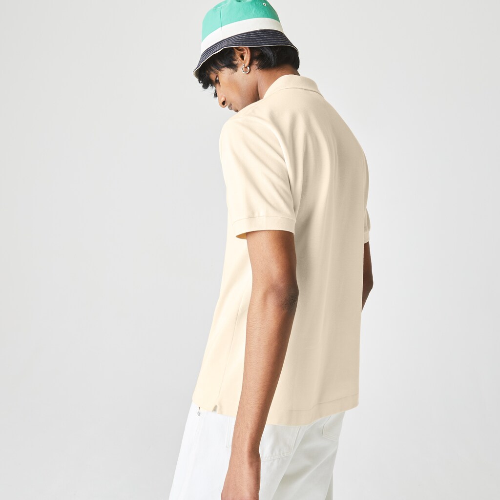 Men's Lacoste Beige Polo Shirts Classic Fit L.12.12 GG7-40034X3