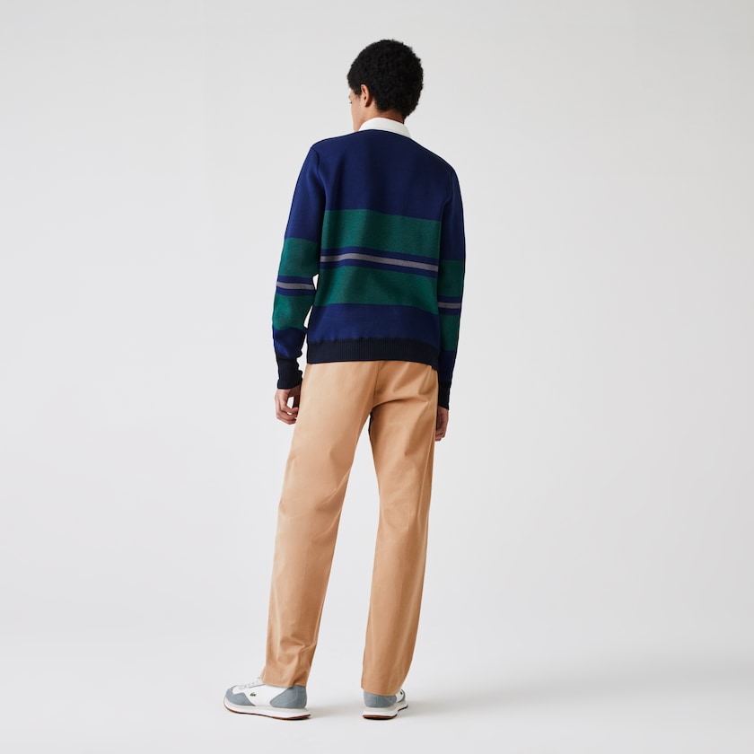 Men's Lacoste Beige Pants LIVE Five-Pocket Chino LN0-87158H5