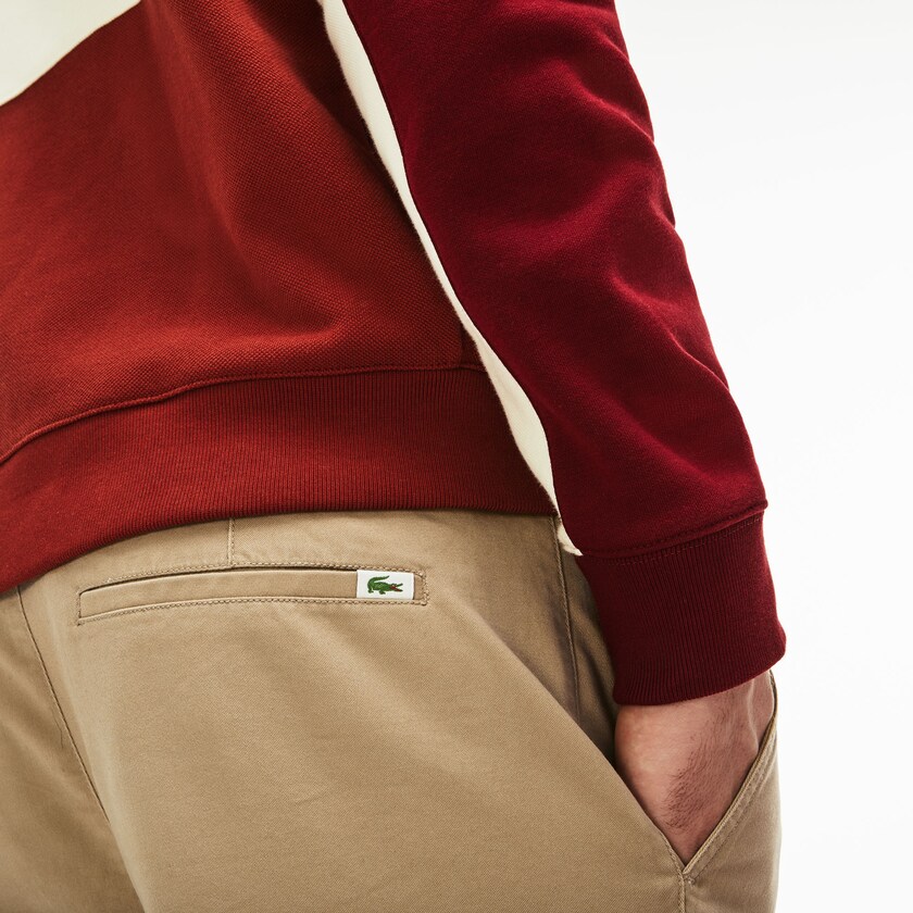 Men's Lacoste Beige Shorts Slim Fit Stretch Gabardine RE7-99599N0