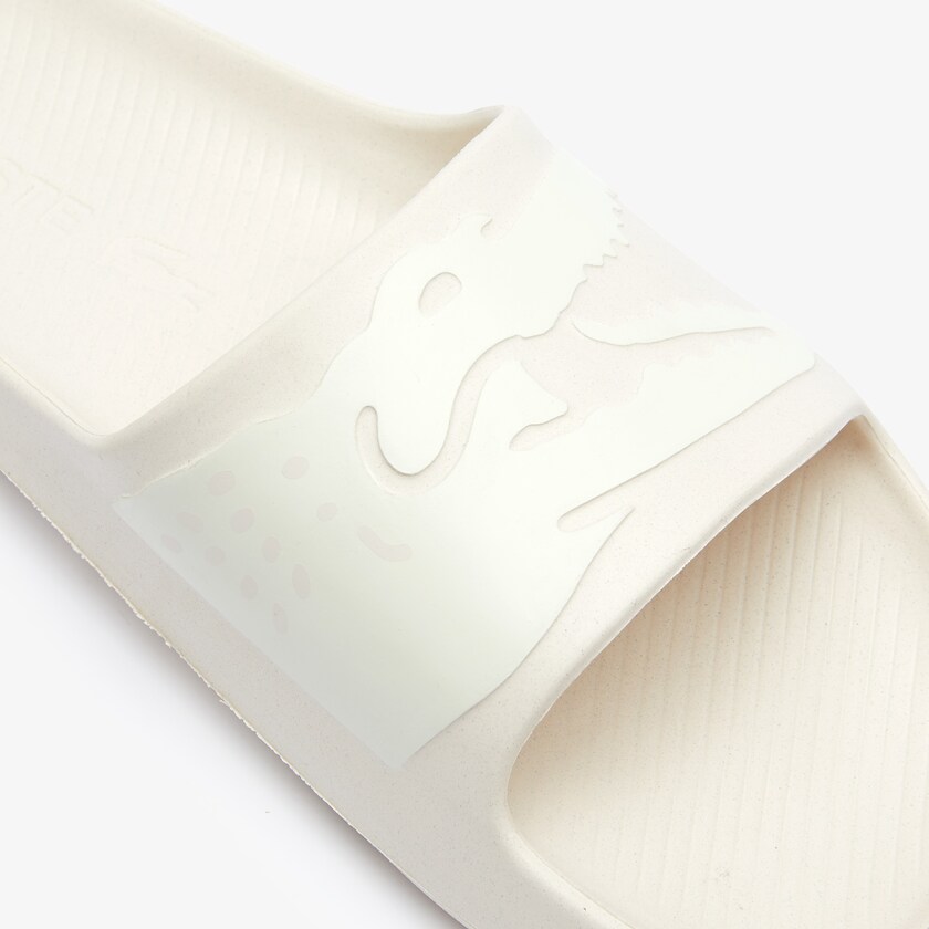 Men's Lacoste Beige Slides x Ricky Regal Synthetic Crocodile MI6-34033R3