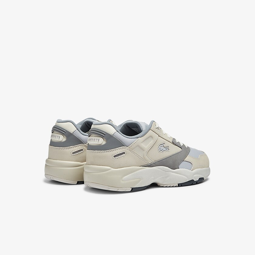 Men's Lacoste Beige / Grey Sneakers Storm 96 Lo Nubuck Leather JO8-20492Q6