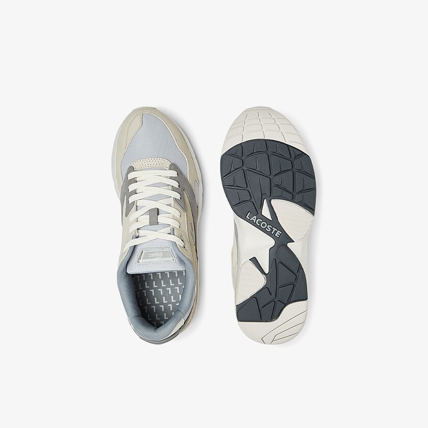 Men's Lacoste Beige / Grey Sneakers Storm 96 Lo Nubuck Leather JO8-20492Q6