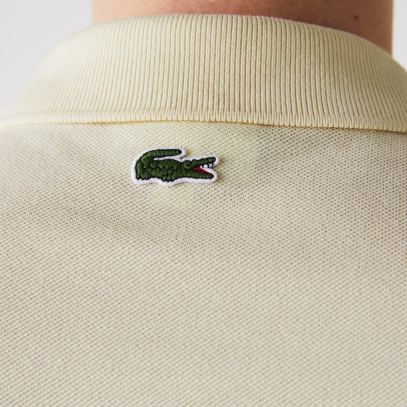 Men's Lacoste Beige / Navy Blue / Pink Shirts Regular Fit Colorblock Cotton Piqué Polo DI3-79617X6