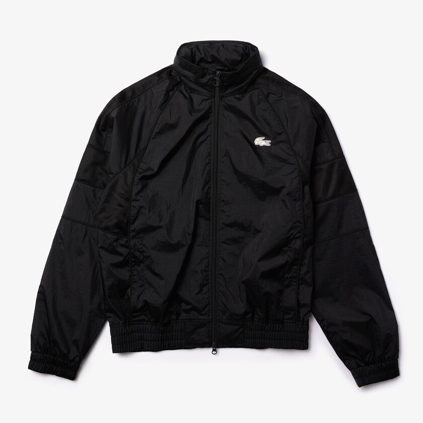 Men's Lacoste Black Jackets CONCEPTS Collaboration Lightweight Zip-Up XF5-31693W4