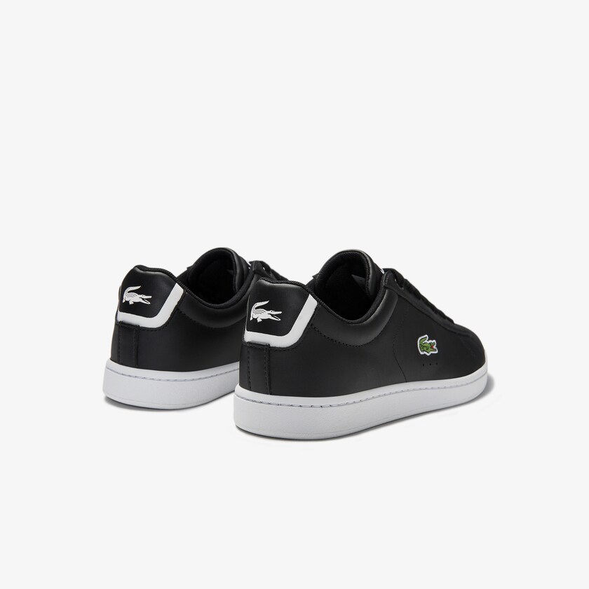 Women's Lacoste Black Sneakers Carnaby Evo Mesh-lined Leather BZ2-18291B4