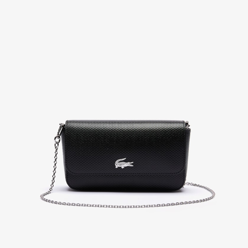 Women's Lacoste Black Bags Chantaco Piqué Leather Belt Bag ZO1-56415S8