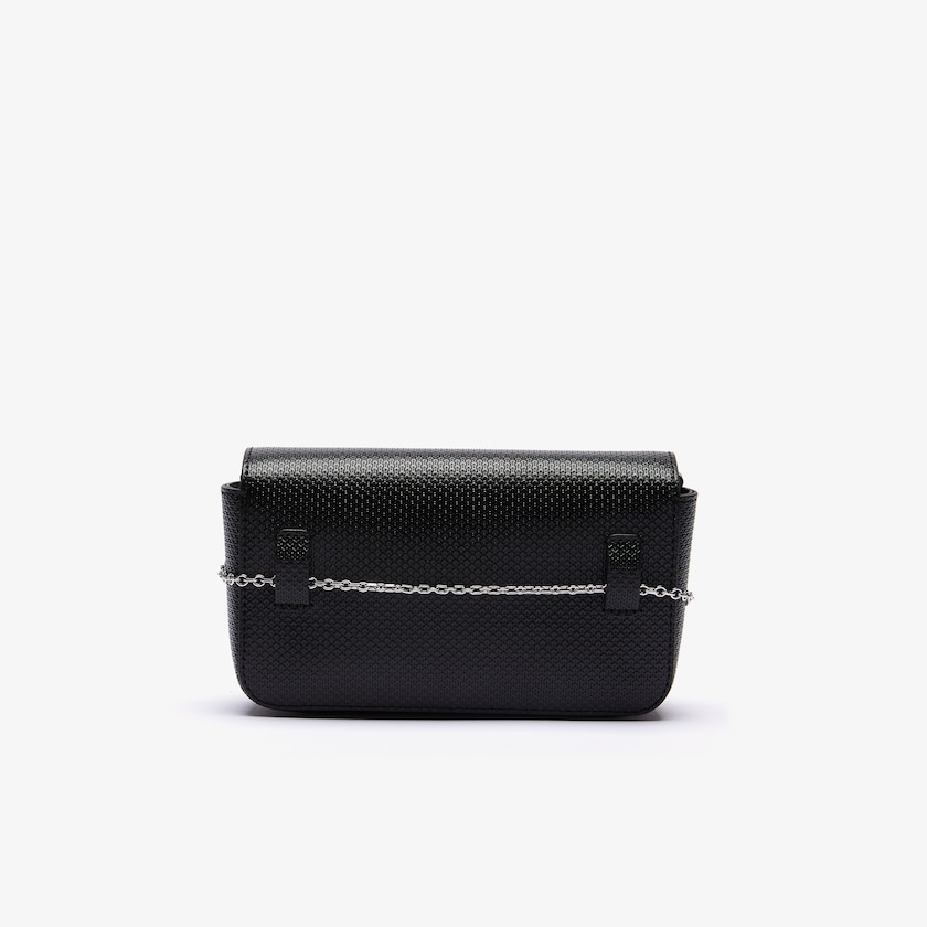 Women's Lacoste Black Bags Chantaco Piqué Leather Belt Bag ZO1-56415S8