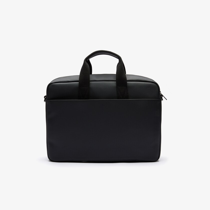Men's Lacoste Black Bags Classic Petit Piqué Computer Bag BB5-53995E8