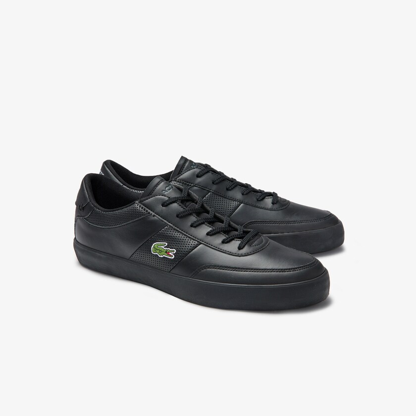 Men's Lacoste Black Sneakers Court-Master Leather UW8-04030N7