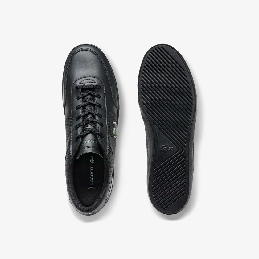Men's Lacoste Black Sneakers Court-Master Leather UW8-04030N7