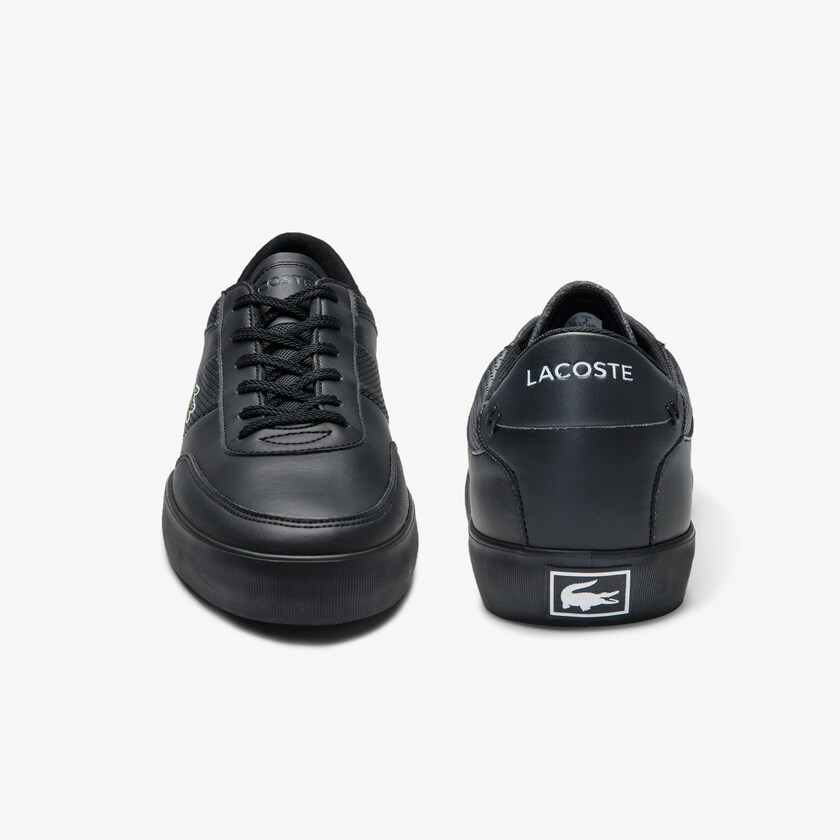 Men's Lacoste Black Sneakers Court-Master Leather UW8-04030N7