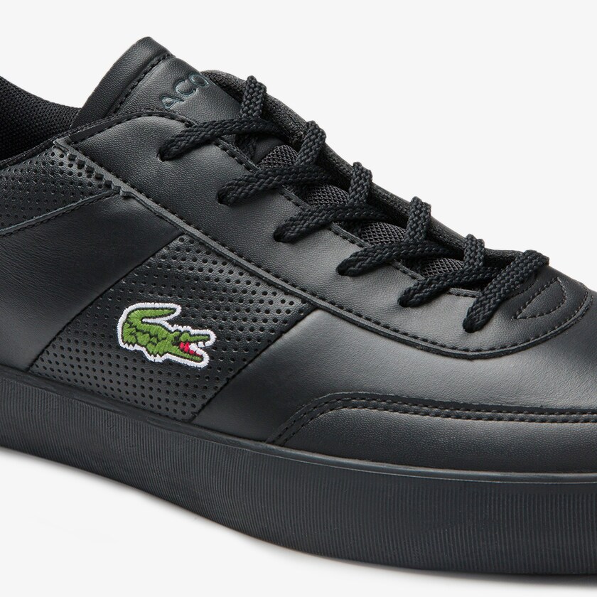 Men's Lacoste Black Sneakers Court-Master Leather UW8-04030N7