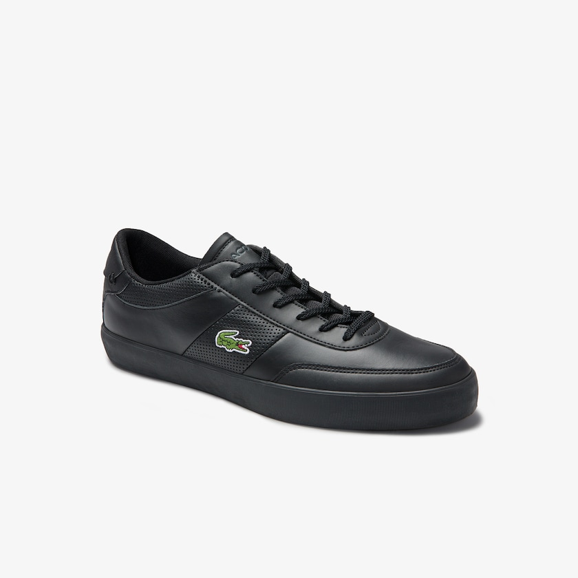 Men's Lacoste Black Sneakers Court-Master Leather UW8-04030N7