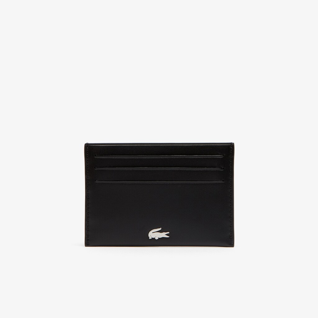 Men's Lacoste Black Accessories Fitzgerald Leather Wallet And Card Holder Set KY9-48704W7