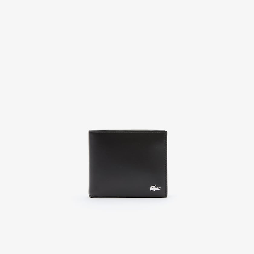 Men's Lacoste Black Bags Fitzgerald billfold in leather KQ7-95509L4