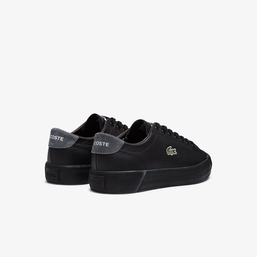 Men's Lacoste Black Sneakers Gripshot Tumbled Leather OF0-03230Z0