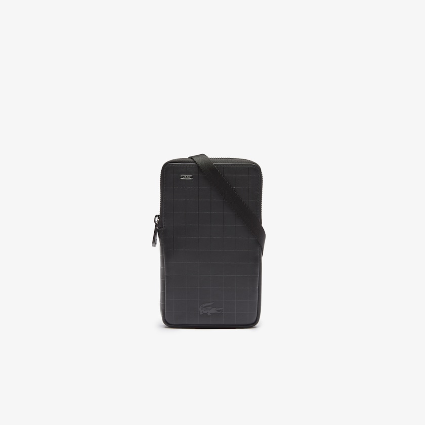 Men's Lacoste Black Wallets Infini-T Integrated Inductive Charger Smartphone FD6-49274E1
