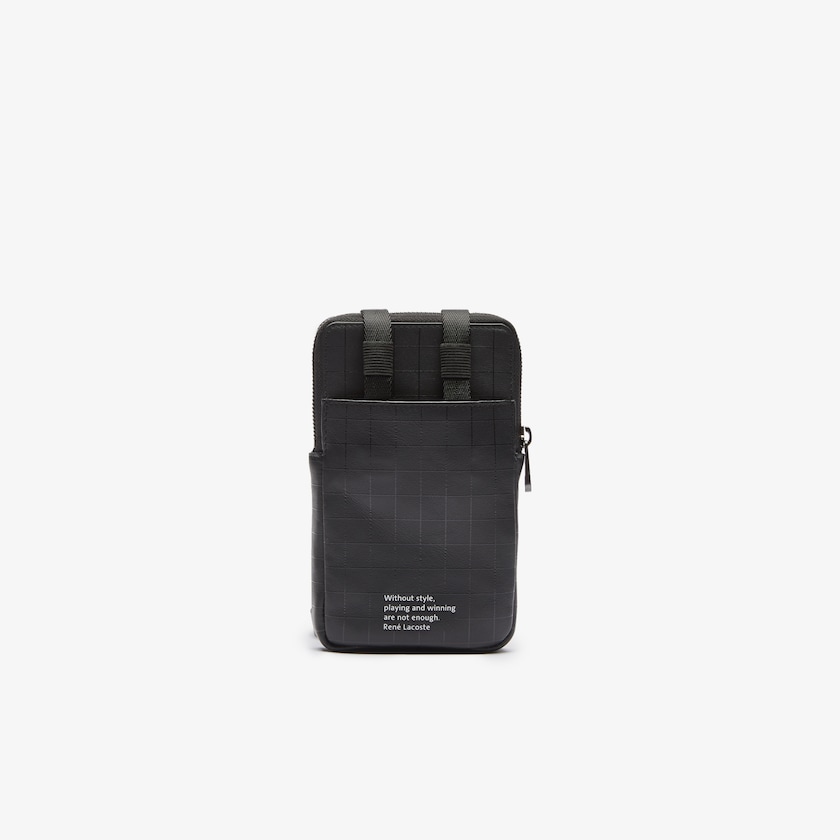 Men's Lacoste Black Wallets Infini-T Integrated Inductive Charger Smartphone FD6-49274E1