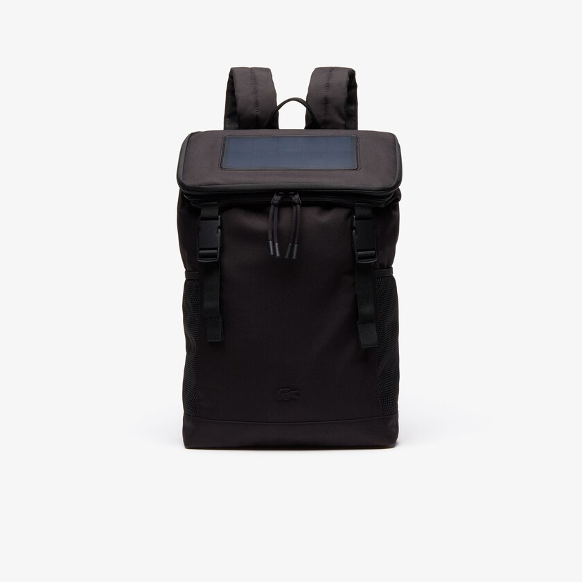 Men's Lacoste Black Backpacks Infini-T Solar Charger AV7-26032Y0