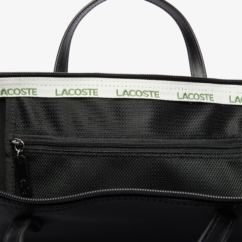 Women's Lacoste Black Tote Bags L.12.12 Concept Weekend JY3-41924G5