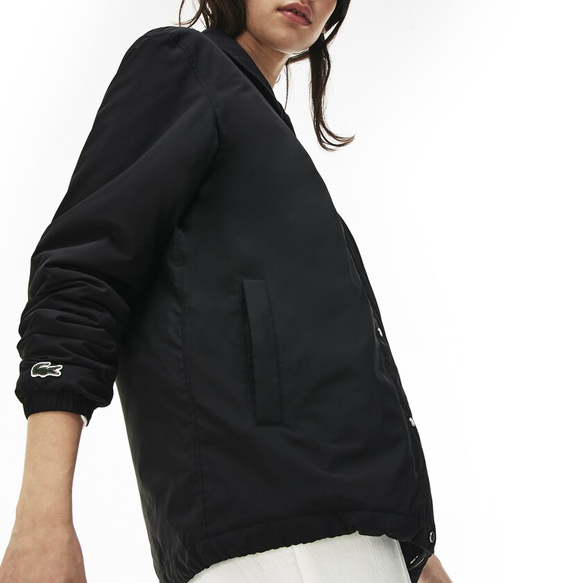 Men's Lacoste Black Jackets LIVE Signature Taffeta IM7-66866W4