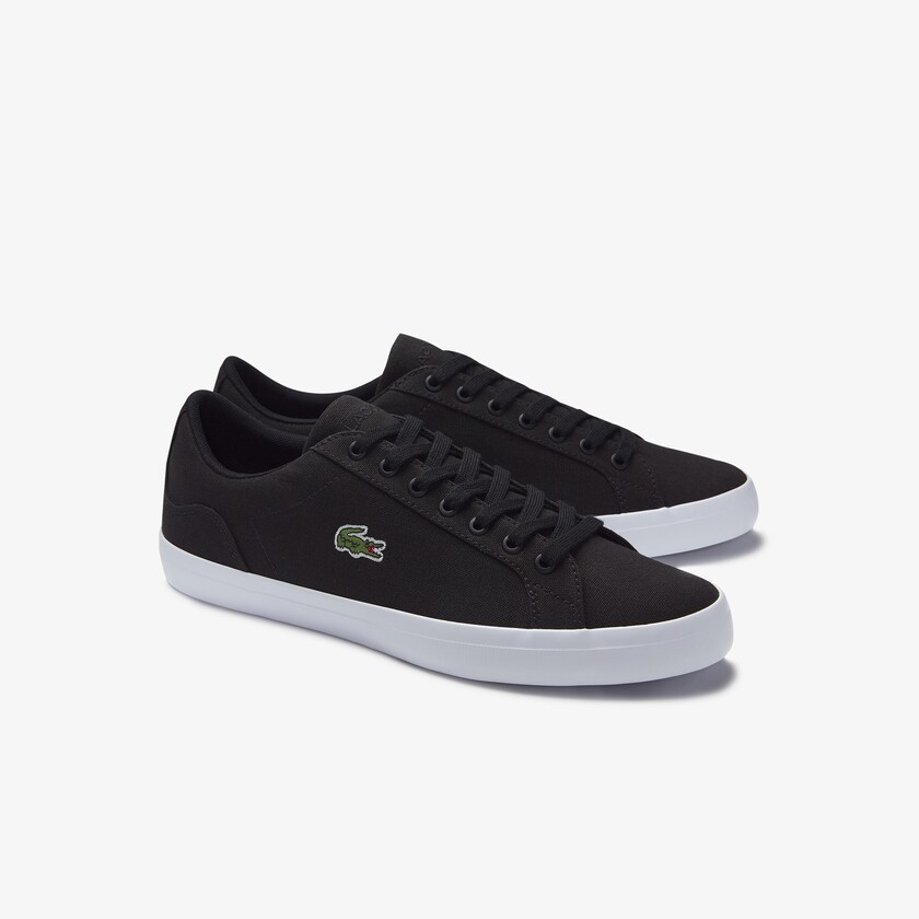 Men's Lacoste Black Sneakers Lerond Canvas ZX4-13361M4