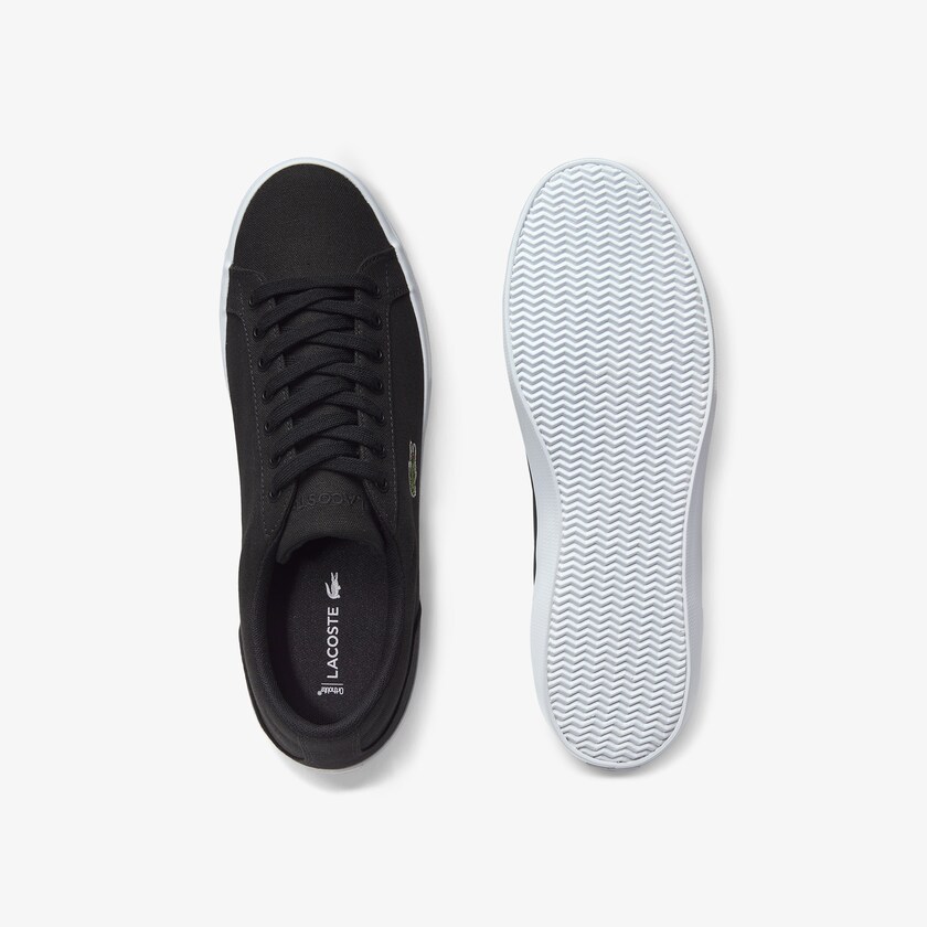 Men's Lacoste Black Sneakers Lerond Canvas ZX4-13361M4
