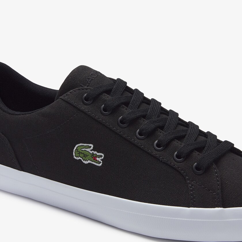Men's Lacoste Black Sneakers Lerond Canvas ZX4-13361M4