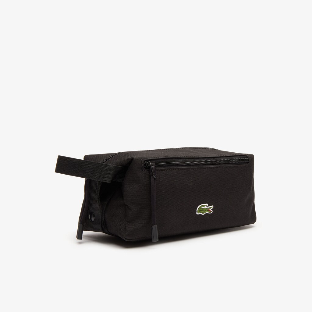 Men's Lacoste Black Bags Néocroc Canvas Toilet Kit NM0-81568A9