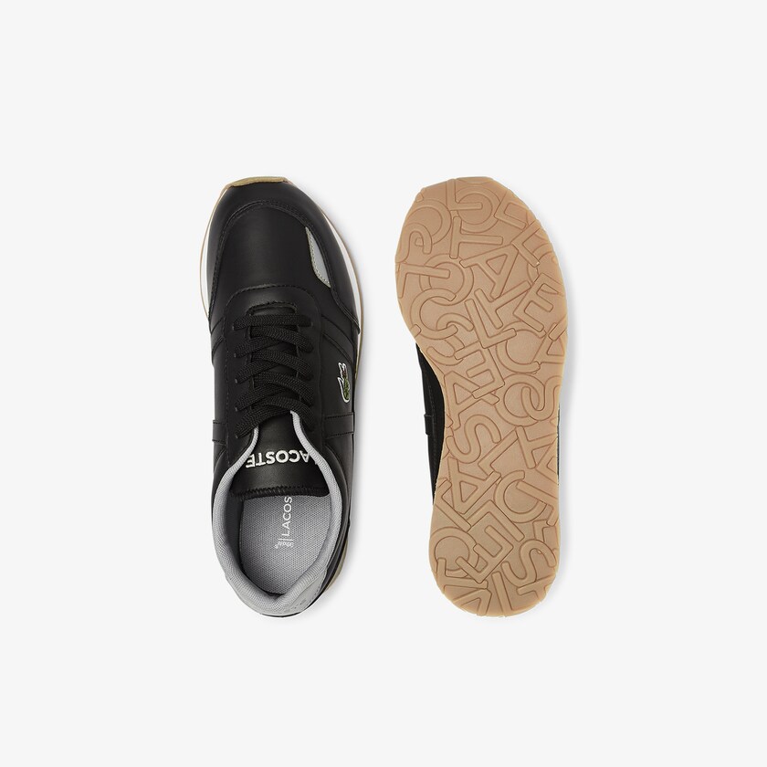 Kids' Lacoste Black Sneakers Partner Textile RF2-16591S4