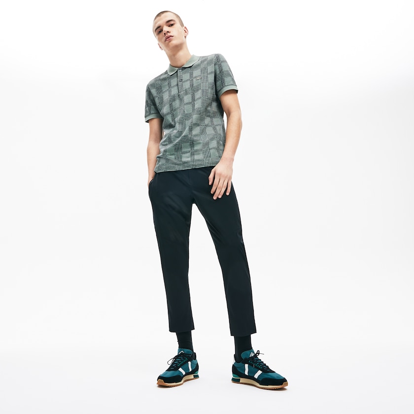 Men's Lacoste Black Sweatpants SPORT Breathable Stretch VE5-38843M4
