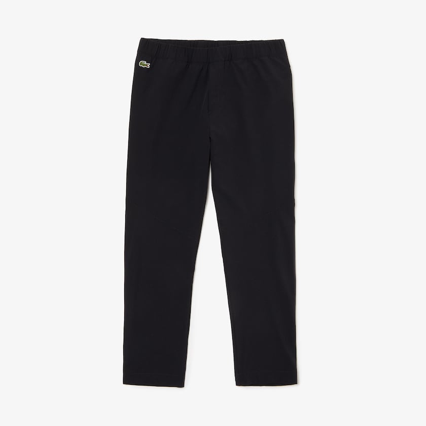Men's Lacoste Black Sweatpants SPORT Breathable Stretch VE5-38843M4