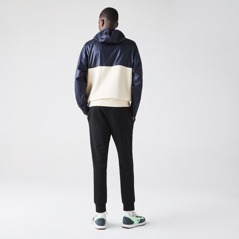 Men's Lacoste Black Sweatpants SPORT Cotton Fleece Tennis LW8-61176O3