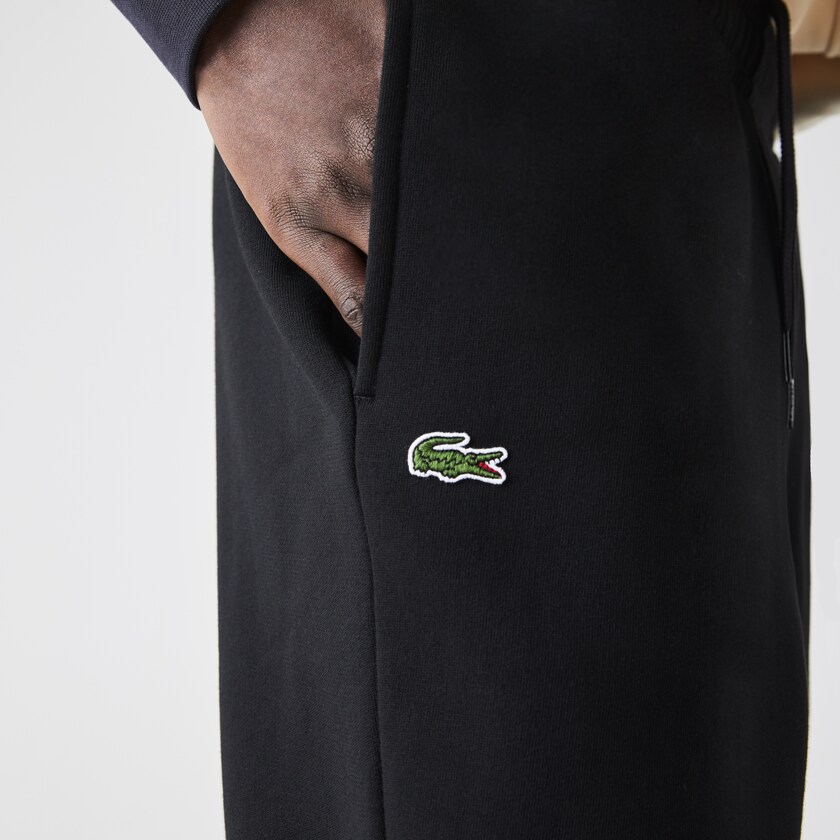 Men's Lacoste Black Sweatpants SPORT Cotton Fleece Tennis LW8-61176O3