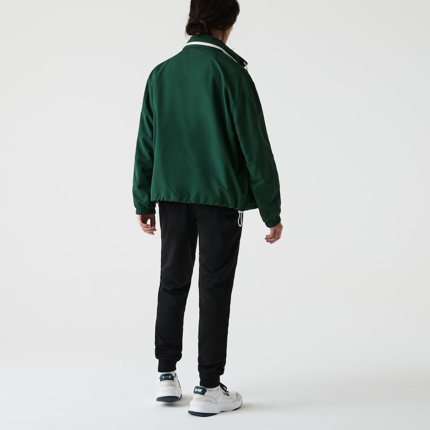 Men's Lacoste Black Pants SPORT Crocodile Print Fleece Jogging RT6-89518K1