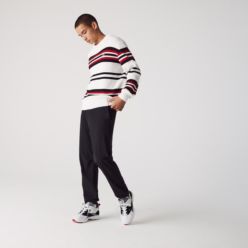 Men's Lacoste Black Pants SPORT Lightweight Tracksuit YI1-36153J9