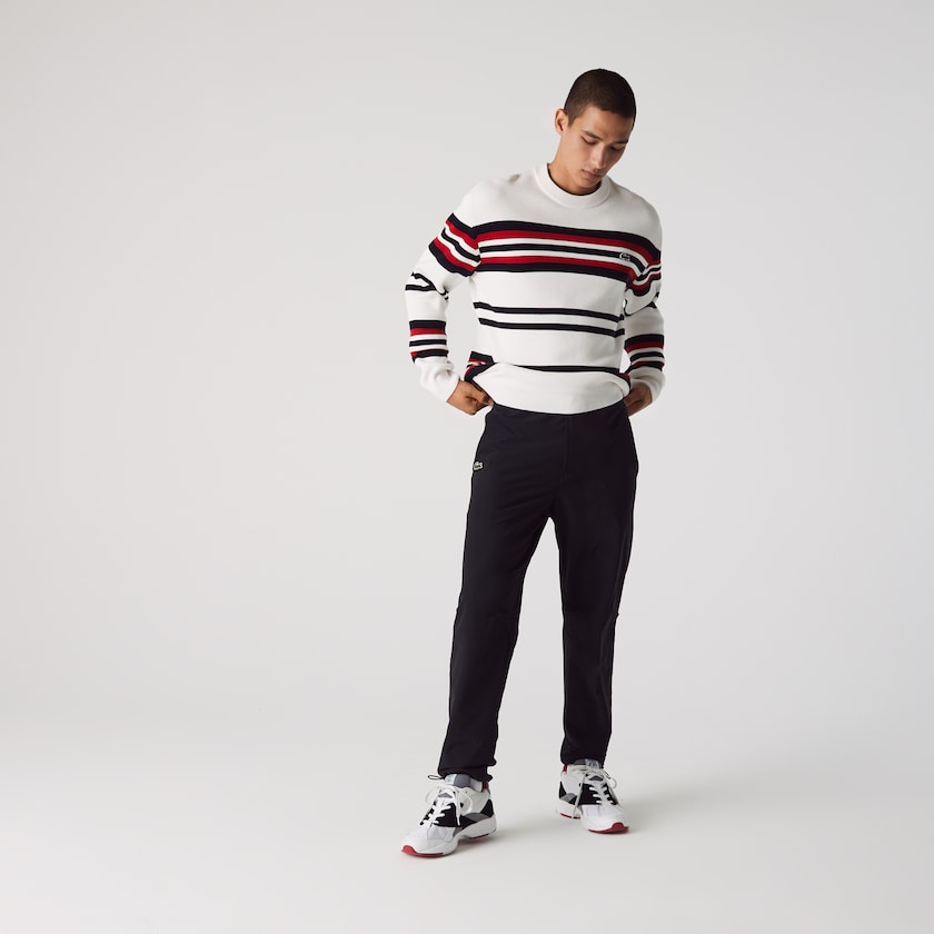 Men's Lacoste Black Pants SPORT Lightweight Tracksuit YI1-36153J9