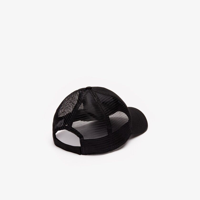 Men's Lacoste Black Caps SPORT Mesh Panel Cotton AF4-19431N6