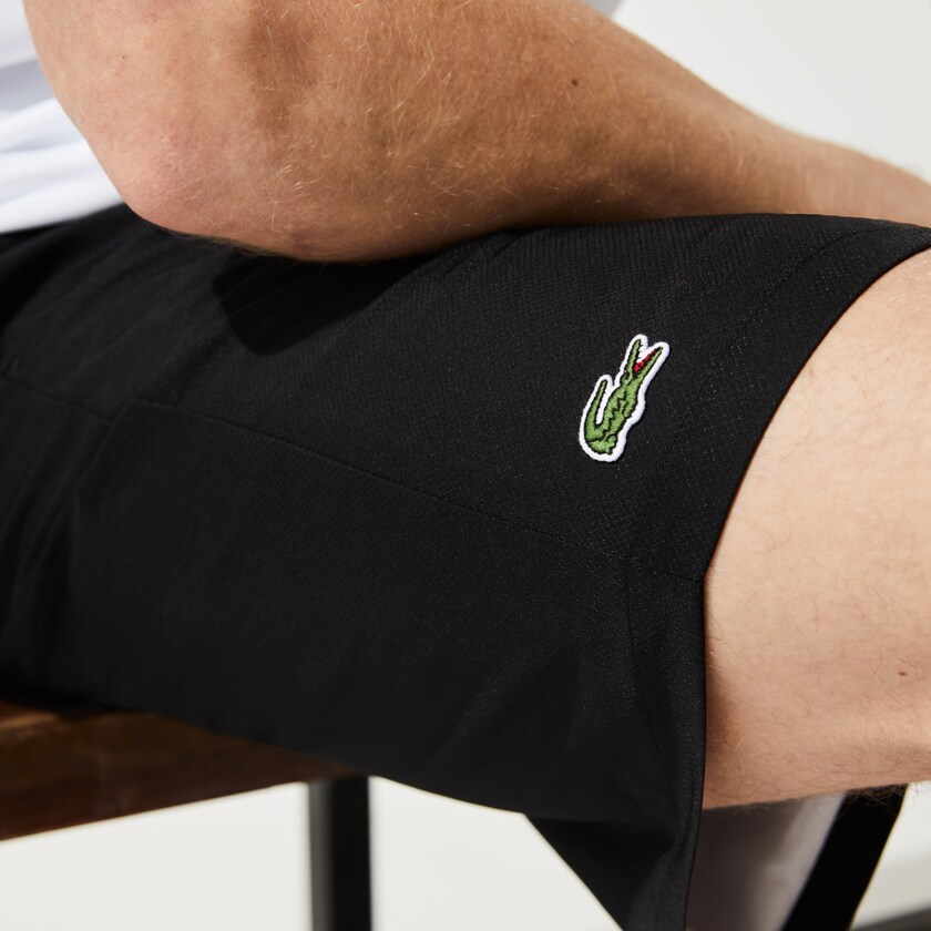 Men's Lacoste Black Shorts SPORT Tennis ZF6-68796J0