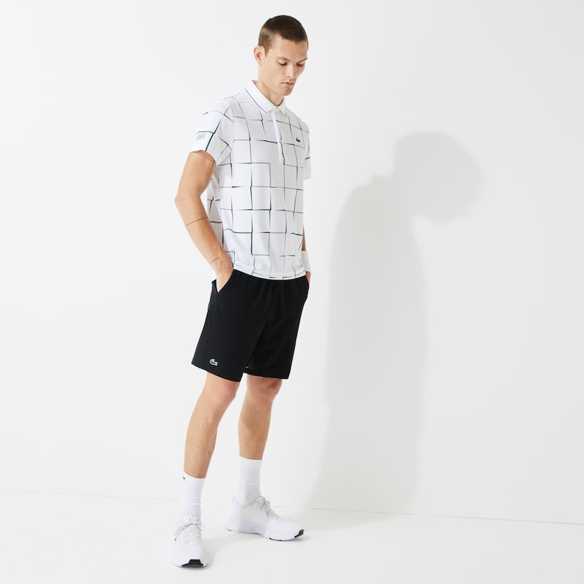 Men's Lacoste Black Shorts SPORT Tennis Stretch XM3-98489Q9