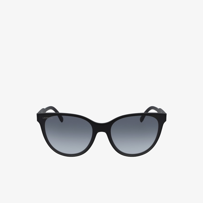 Women's Lacoste Black Sunglasses Shield Plastic L.12.12 GD4-18031D0