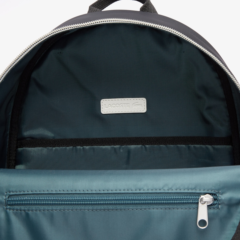 Men's Lacoste Black Backpacks Ultimum Coated Canvas LL7-01810W9
