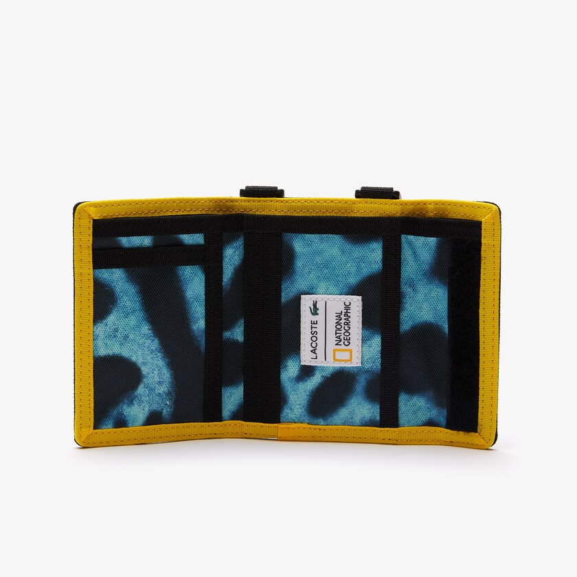 Men's Lacoste Black Wallets x National Geographic Mini Bag Necklace PD1-02890S7