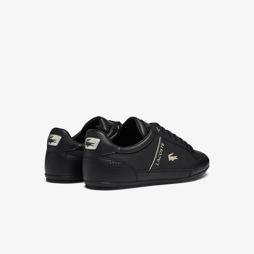 Men's Lacoste Black / Black Sneakers Chaymon Synthetic and Leather BJ0-16241O2