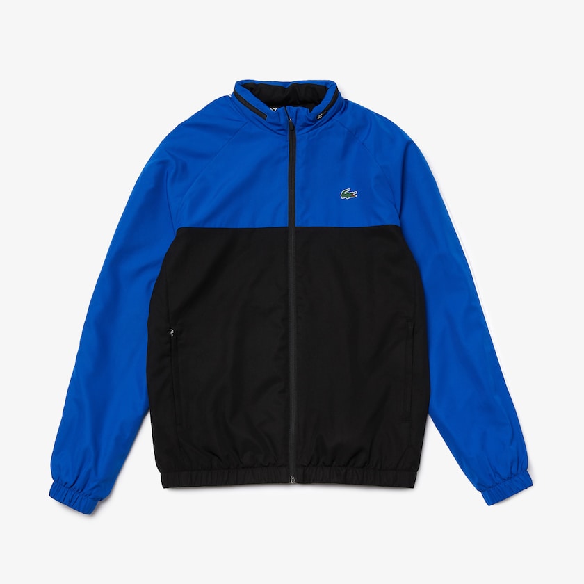 Men's Lacoste Black / Blue / White Tracksuits SPORT Two-Tone Tennis DZ5-66156L4