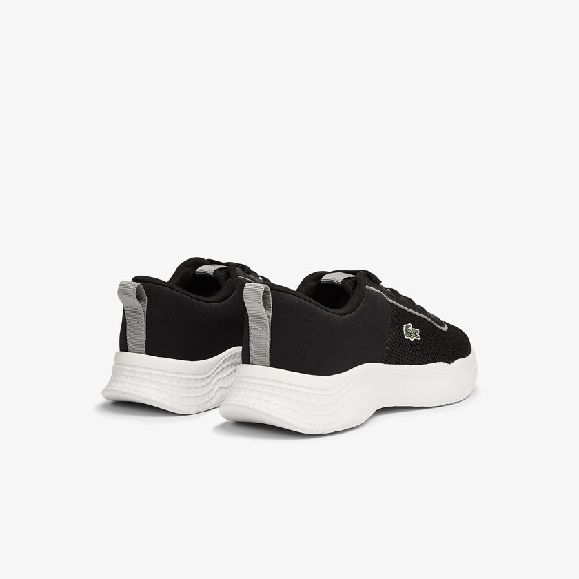 Kids' Lacoste Black / Grey Sneakers Court-Drive Textile Air Mesh KJ3-76867Q6