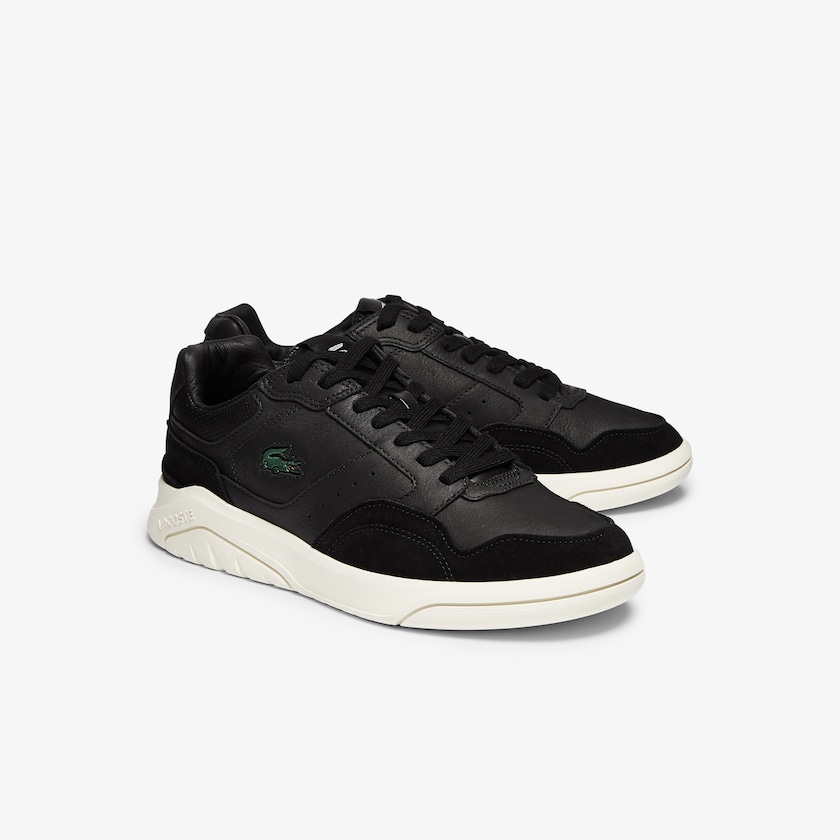 Men's Lacoste Black / Grey Sneakers Men's’s Game Advance Luxe Leather and Suede SW7-06420C0