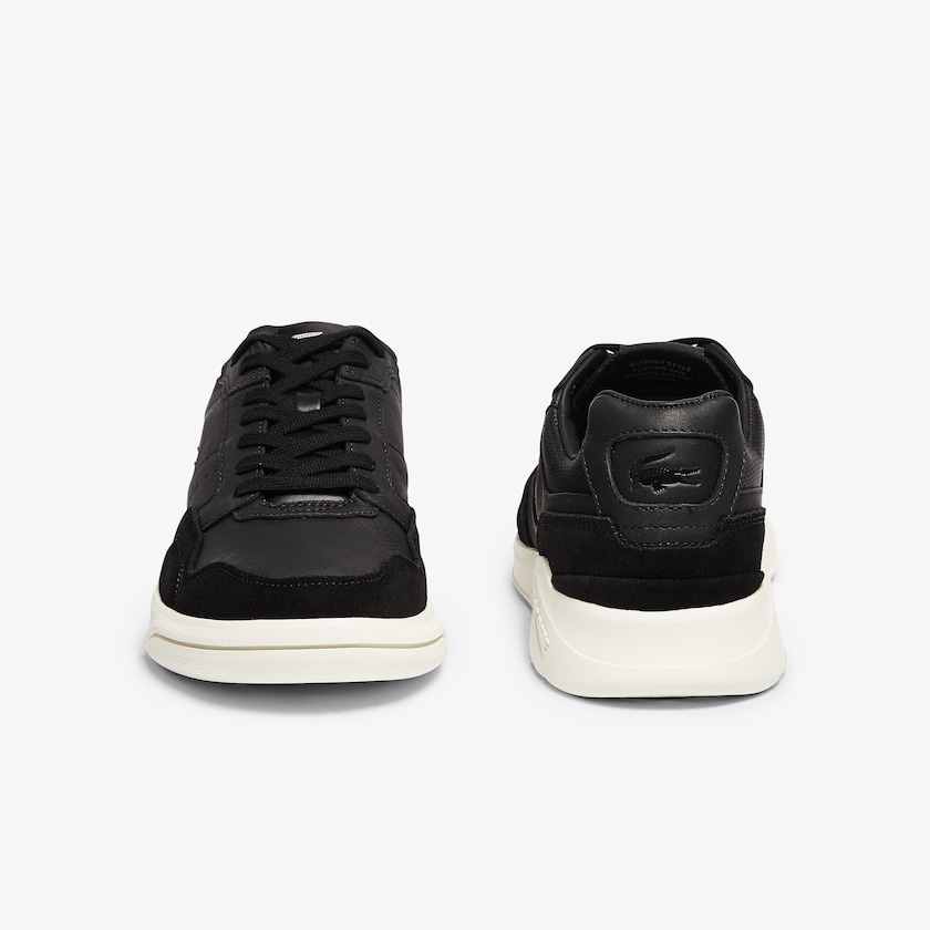 Men's Lacoste Black / Grey Sneakers Men's’s Game Advance Luxe Leather and Suede SW7-06420C0