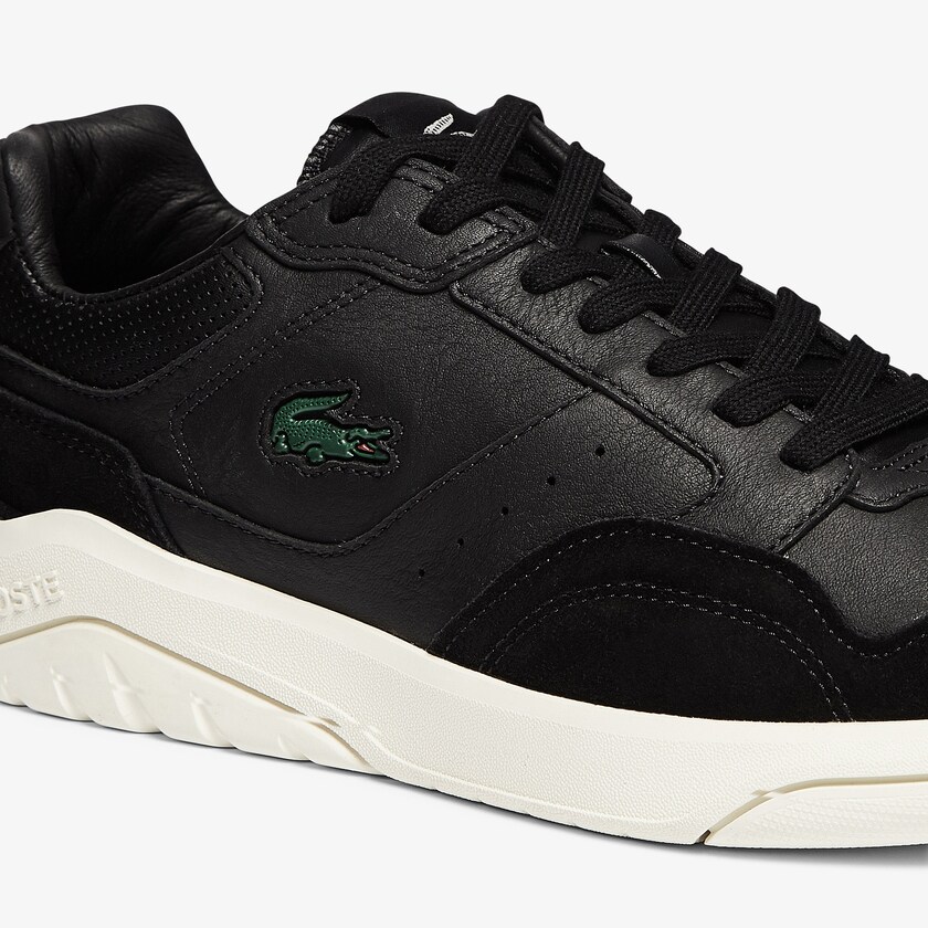Men's Lacoste Black / Grey Sneakers Men's’s Game Advance Luxe Leather and Suede SW7-06420C0