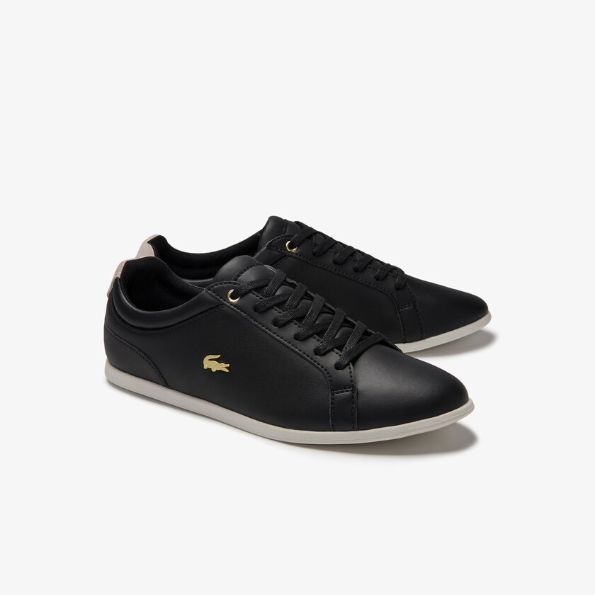 Women's Lacoste Black / Grey Sneakers Rey Lace Suede WA4-00310H9
